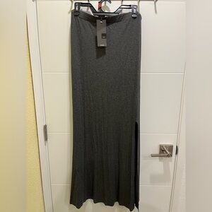 Gray Massimo Maxi Skirt (M)